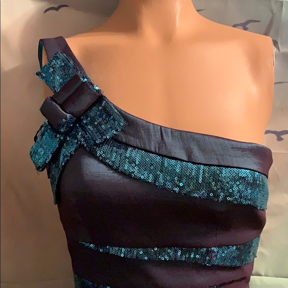 Inspire Me size 3 junior turquoise sequins - Picture 2 of 7